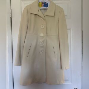 bebe Cream Trench Coat for Women